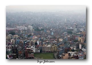 Smogg över Kathmandu